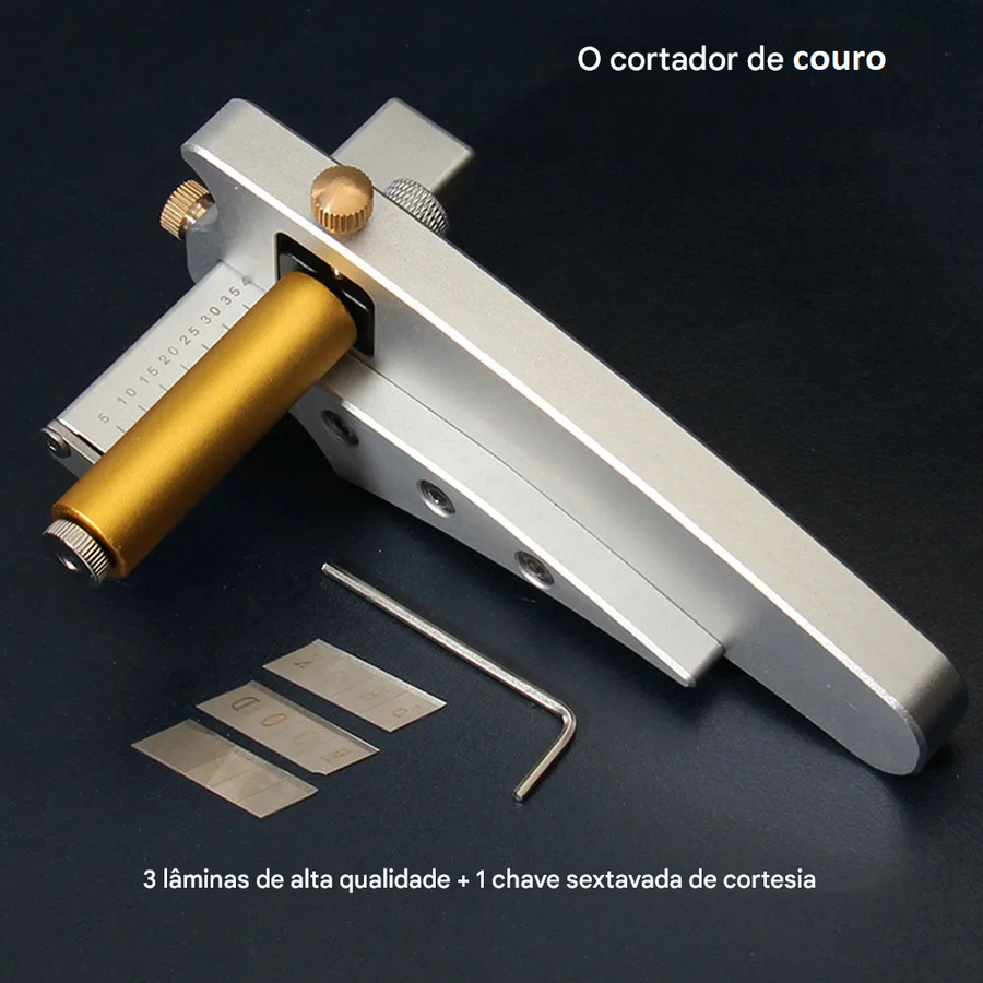 1 peça de cortador de tiras ajuste de espessura, cortador de tira de couro, faça você mesmo, cortador de cinto, cortador de linha de couro, ferramenta para fabricação de artigos de couro