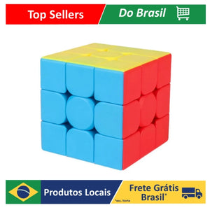 Cubo 3x3x3 Interativo Profissional Speed Gold Edition Cubo Mágico Anti-stress