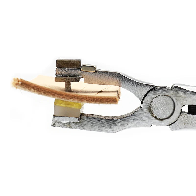 Alicate furador - soco portátil - para artesanato de couro - costura de diamante