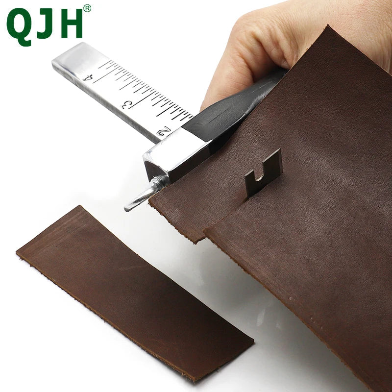 Cortador de tira de couro - ferramenta de corte de couro - Fieira - corte manual com 3 lâminas