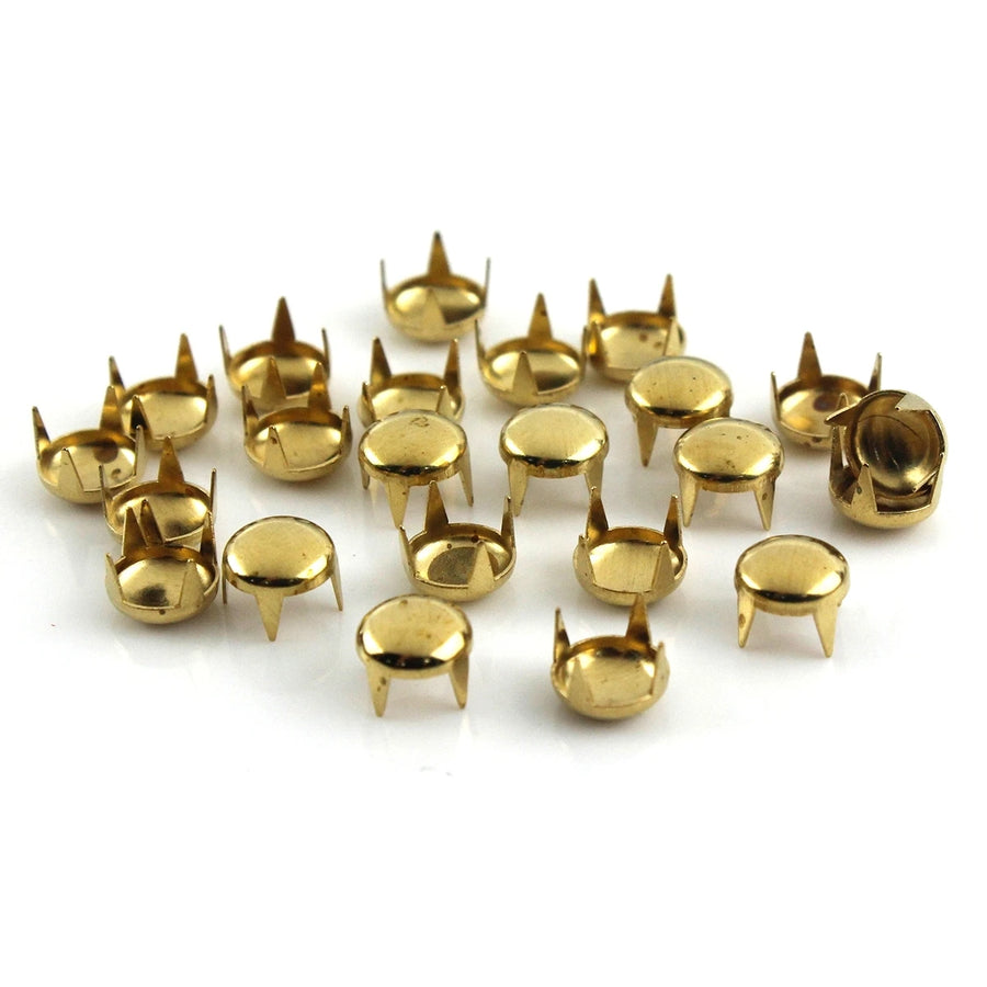 Kit Rebites de garra - 100 peças 2-6mm Metal redondo tachas Accessorios 13 tamanhos