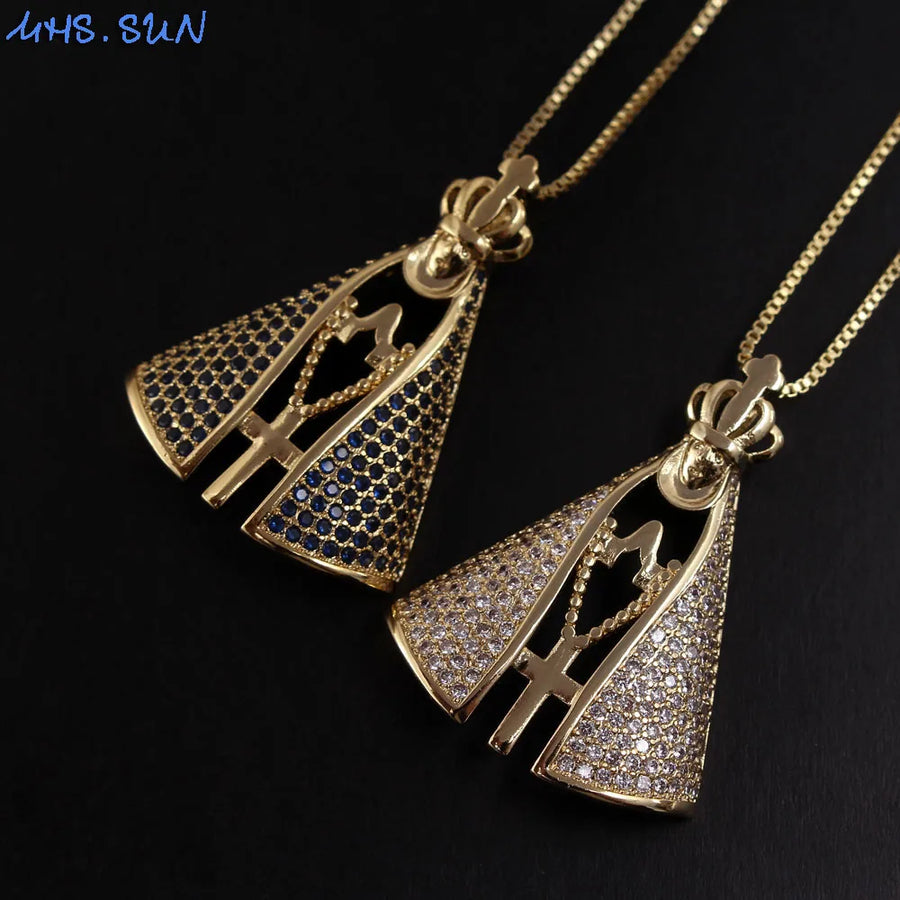 Pingente De Cristal - Virgem Maria
