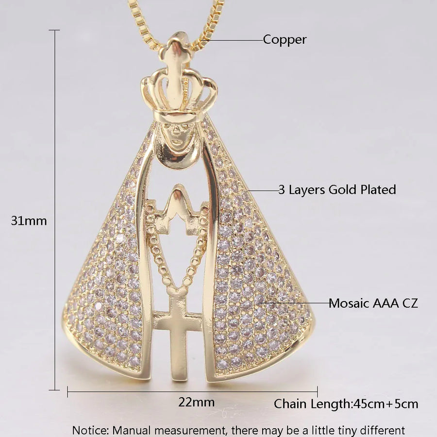 Pingente De Cristal - Virgem Maria