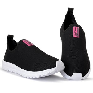 Tênis Meia | Feminino | Calce Fácil Botinha | Ortopédico Esportivo | Sneaker Slip On Casual confortável Academia