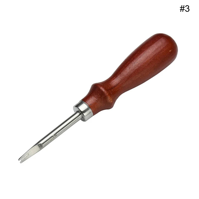 Desquinador - Ferramenta de corte de couro - para artesanato - ferramenta prática para chanfrar 0.8/1.0/1.2/1.5mm