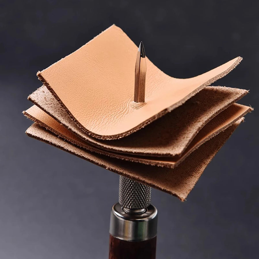 Kit - Cravador de corte - Sovela - 4 em 1 - losango perfuração - ferramentas de costura de couro