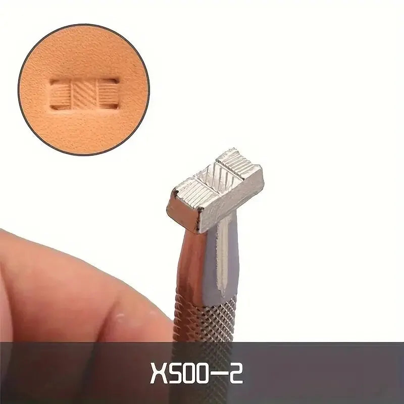 Carimbo Couro - Balaiado - profissional - selos para couro artesanato - trabalho profissional - 10cm - 3 peças