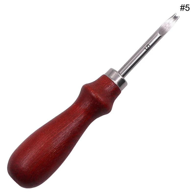 Desquinador - Ferramenta de corte de couro - para artesanato - ferramenta prática para chanfrar 0.8/1.0/1.2/1.5mm