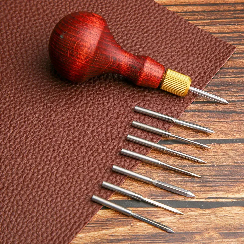 Cravador de corte - Sovela - 1 conjunto Substituível - artesanato - 8 agulhas