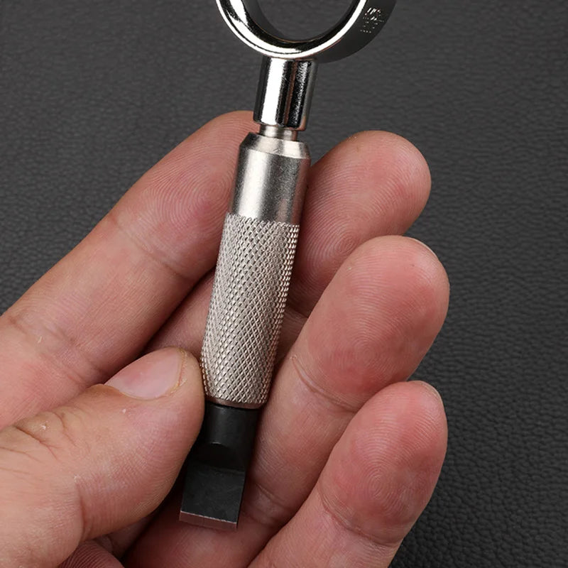 Faca giratória ajustável 3 tamanhos para cortar couro com lâminas de tamanho padrão profissionais para artesãos de couro