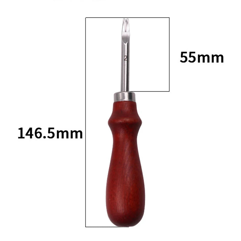 Desquinador - Ferramenta de corte de couro - para artesanato - ferramenta prática para chanfrar 0.8/1.0/1.2/1.5mm