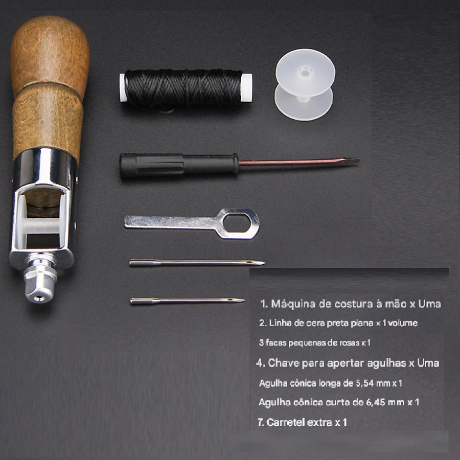 Máquina de costura de couro manual - feito à mão - personalizado - artesanato - ferramentas manuais